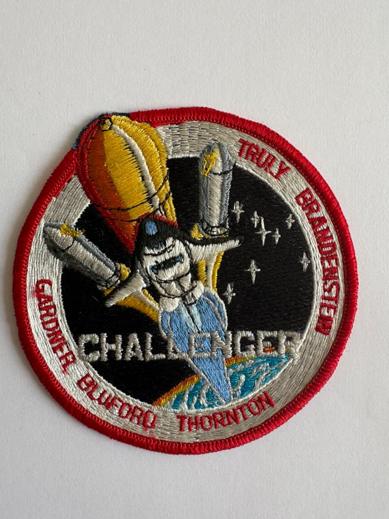 NASA STS-8 space shuttle mission patch, Ophalen of Verzenden, Zo goed als nieuw