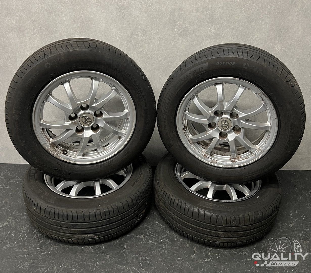 2x 16” Toyota Prius, +, Avensis, Suzuki SX4, S-Cross Velgen, Gebruikt, -, Banden en Velgen, Zomerbanden
