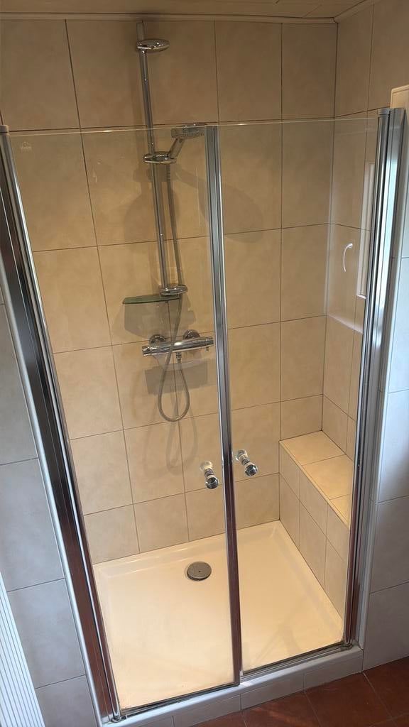 Douchecabine & douche met mengkraan, Ophalen, Gebruikt, Met douche