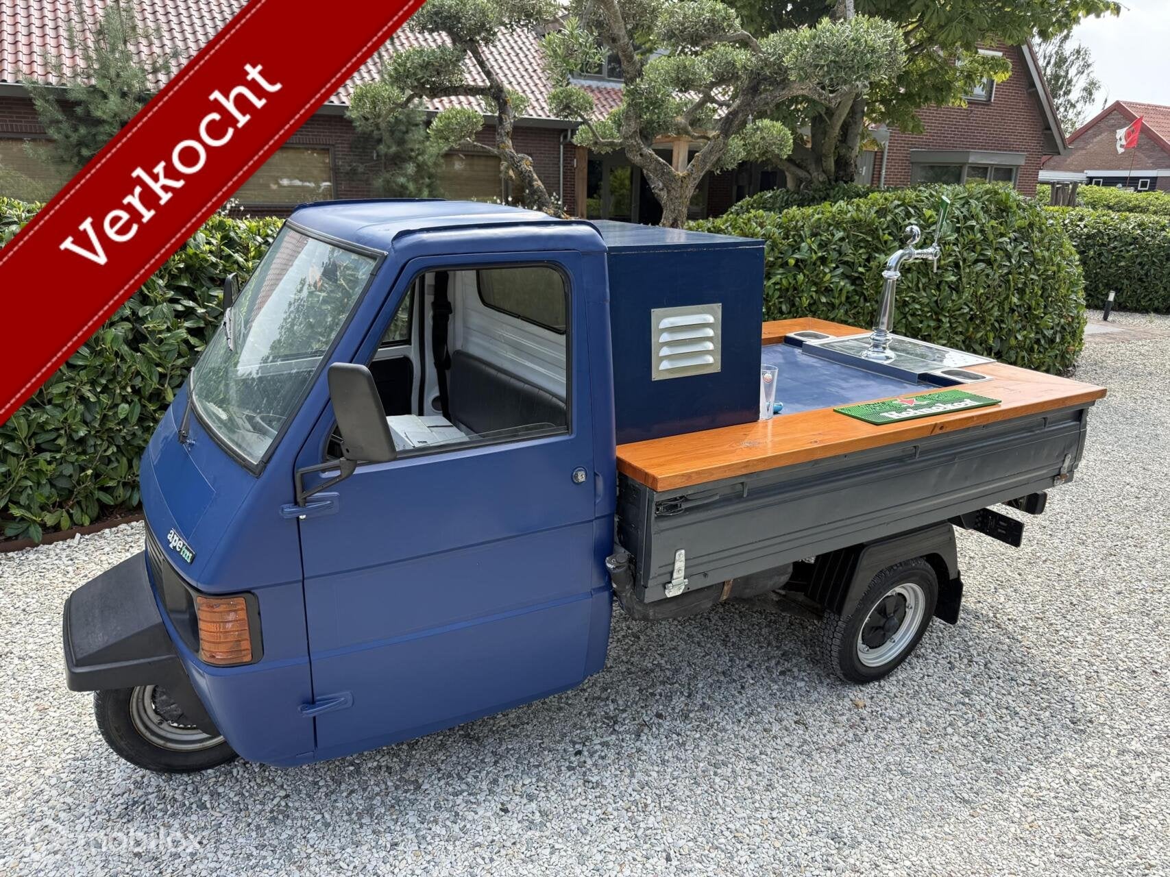 🍺 Piaggio Ape TM Bierbar – Dé blikvanger voor ieder fe, Piaggio, Gebruikt, Origineel Nederlands, Bedrijf