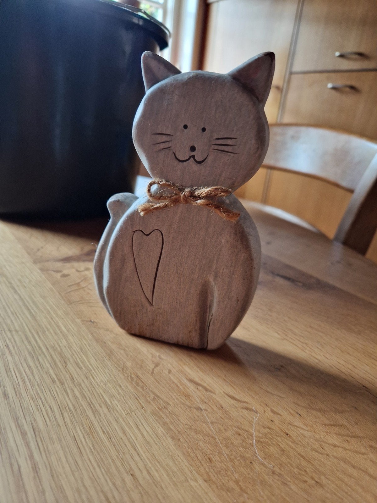 STENEN BEELDJE POES, Verzamelen, Ophalen of Verzenden, Zo goed als nieuw, Dier