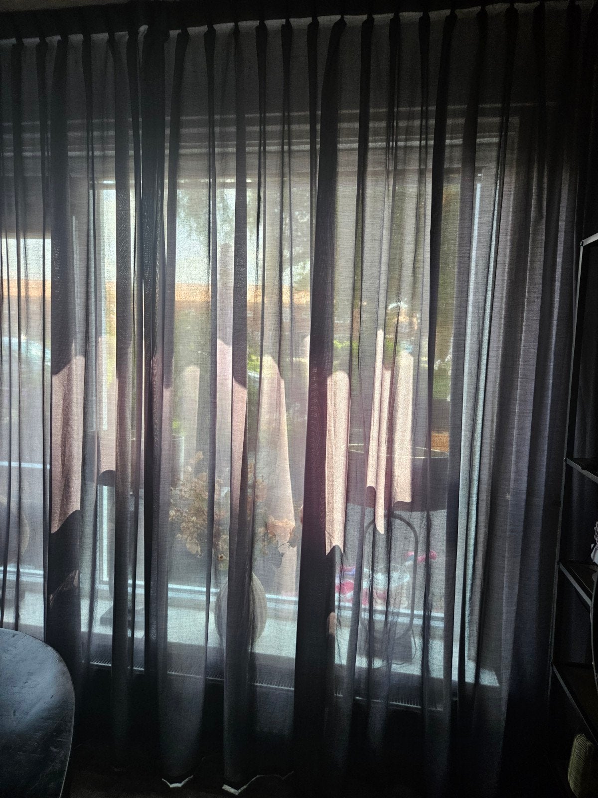 inbetween zwarte gordijnen, 350 cm, Overige materialen, Zwart, Nieuw
