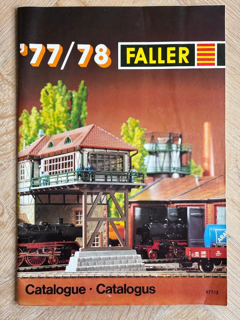 Faller catalogus 1977, Overige merken, Gelijkstroom of Wisselstroom, Zo goed als nieuw, Boek, Tijdschrift of Catalogus
