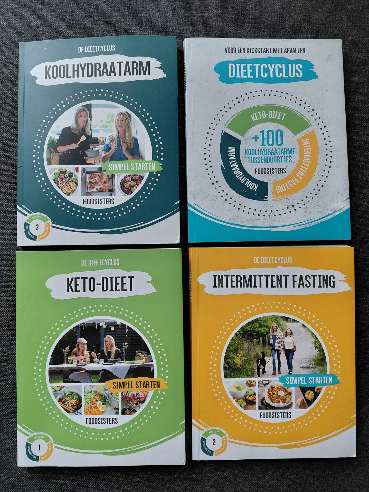 De Dieetcyclus Boeken - Keto, KHA en IF, Ophalen of Verzenden, Zo goed als nieuw, Dieet en Voeding, FoodSisters