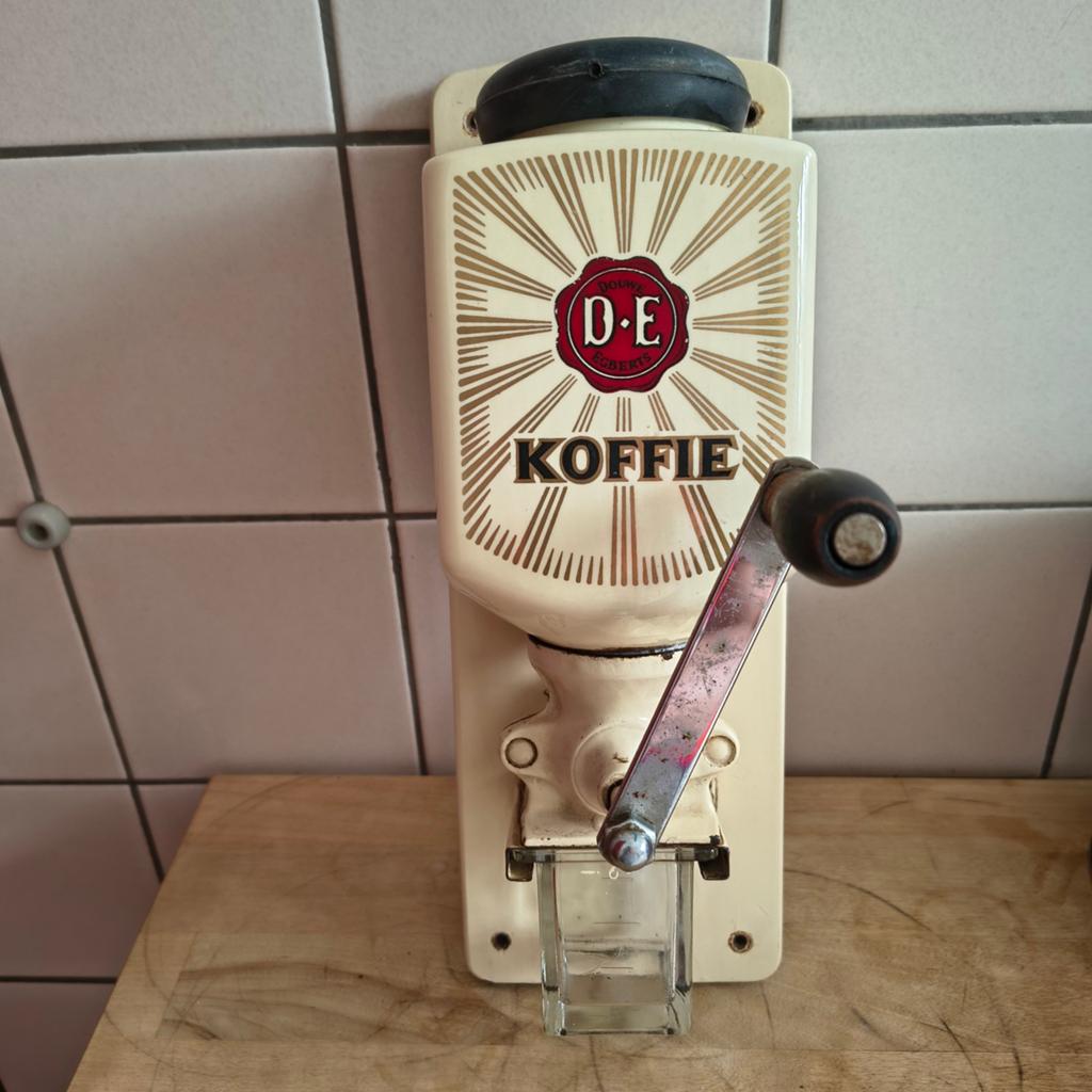 Vintage antieke koffiemolen van Douwe Egberts, Ophalen of Verzenden