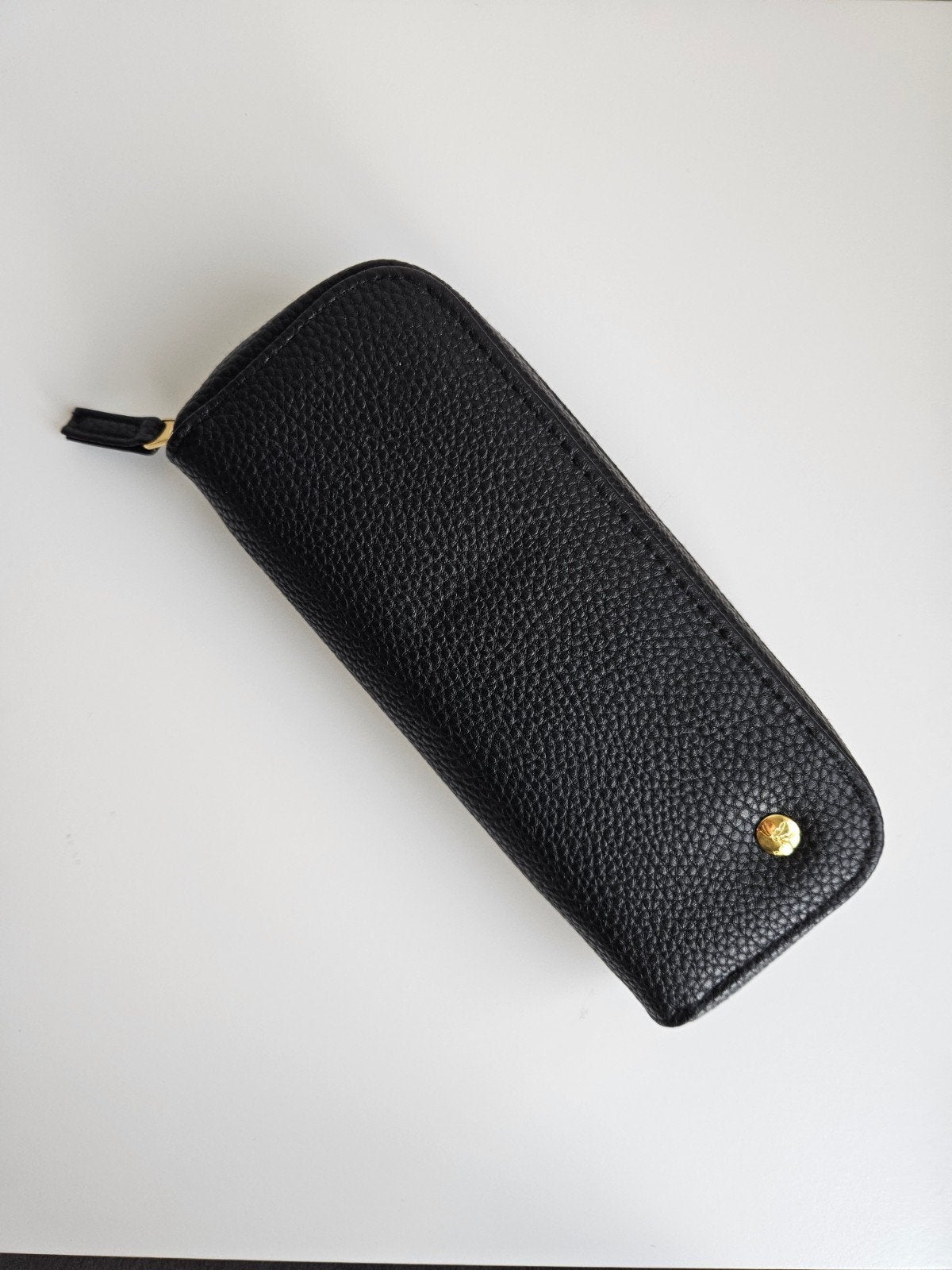 Zwarte Medische Etui / Tasje voor Insulinepennen (Met Gouden, Ophalen of Verzenden, Zo goed als nieuw