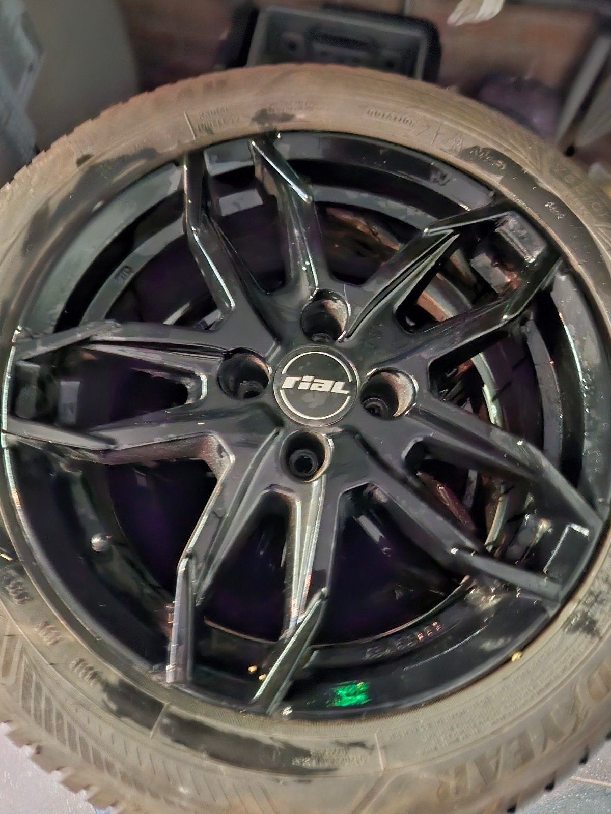 Fiat 500e velgen met Goodyear banden - 16 inch, Auto-onderdelen, Ophalen, Gebruikt, 16 inch, Banden en Velgen