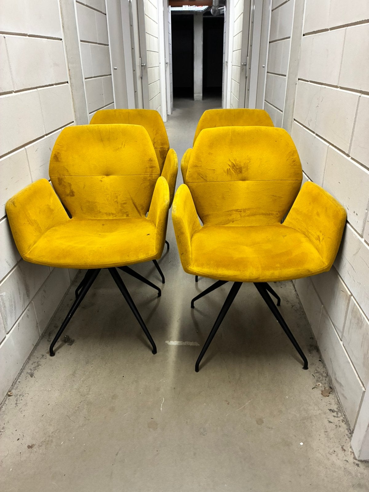 Moods eetkamerstoelen (4 stuks), Huis en Inrichting, Stoelen, Ophalen, Gebruikt, Overige kleuren, Vier