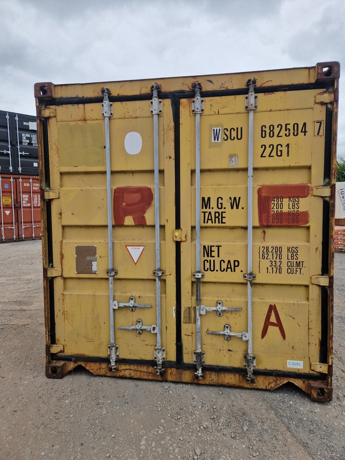 Gebruikte 20ft zeecontainer, Ophalen of Verzenden