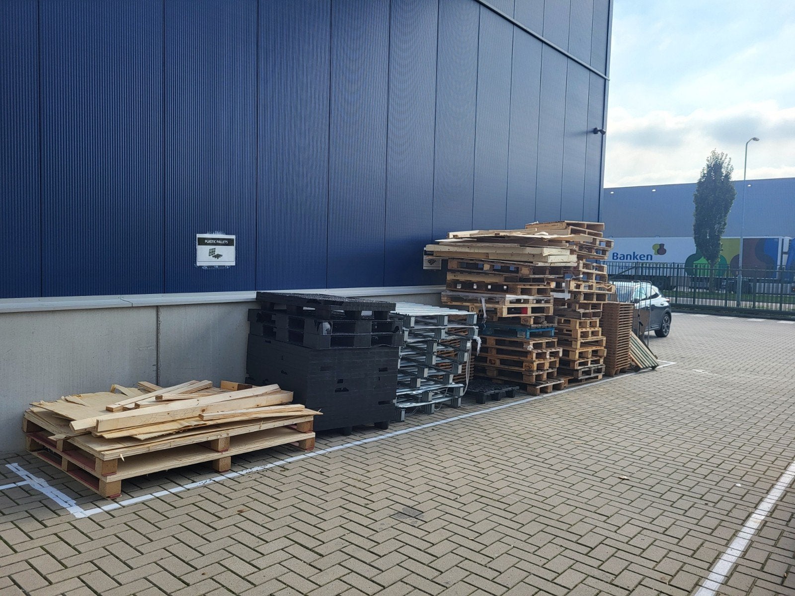 Gratis pallets, Ophalen
