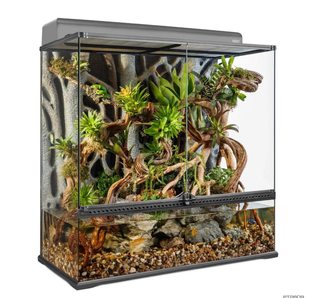 Exo terra terrarium large x tall als nieuw! 90x45x90, Dieren en Toebehoren, Reptielen en Amfibieën | Toebehoren, Ophalen, Zo goed als nieuw
