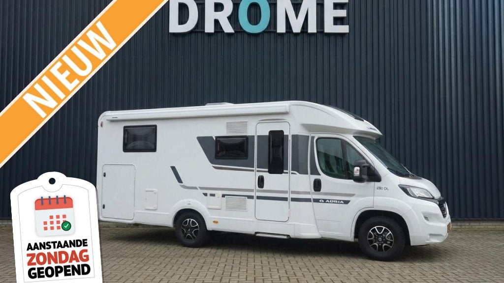 Adria Coral Axess 650 DL Benelux Edition, Caravans en Kamperen, Automaat, Ringverwarming, Fiat, Bedrijf