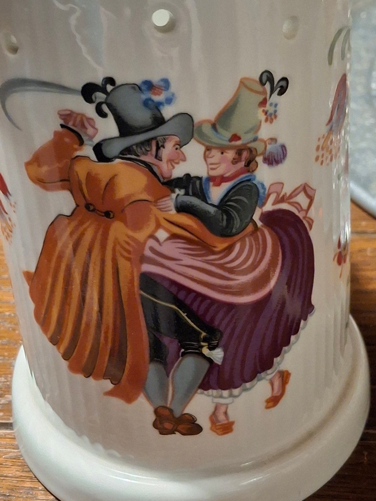 porseleinen  kan hoogte 18cm, Ophalen of Verzenden