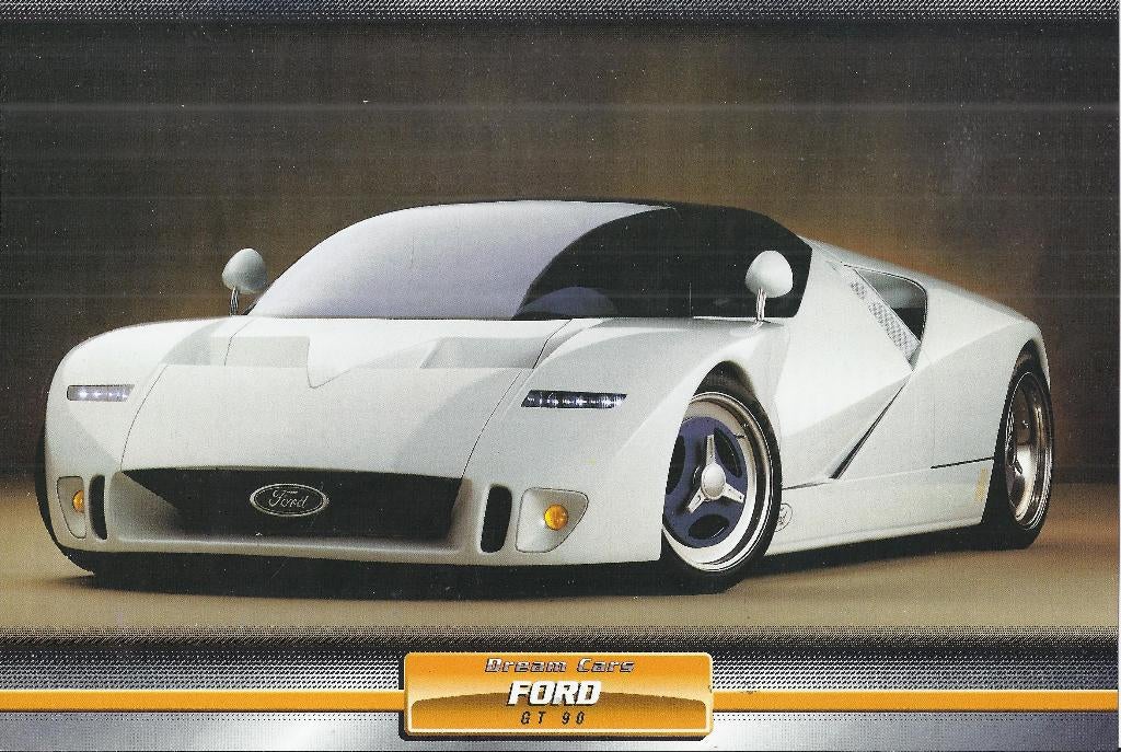 Ma561 foto dream cars ford gt 90, Ophalen of Verzenden, Voor 1940, Zo goed als nieuw, Overige onderwerpen