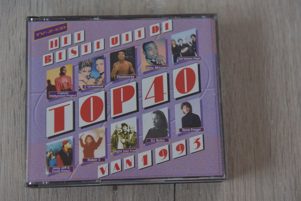 HET BESTE UIT DE TOP 40 VAN 1993 -- 2CDbox, Verzenden, Zo goed als nieuw, Pop