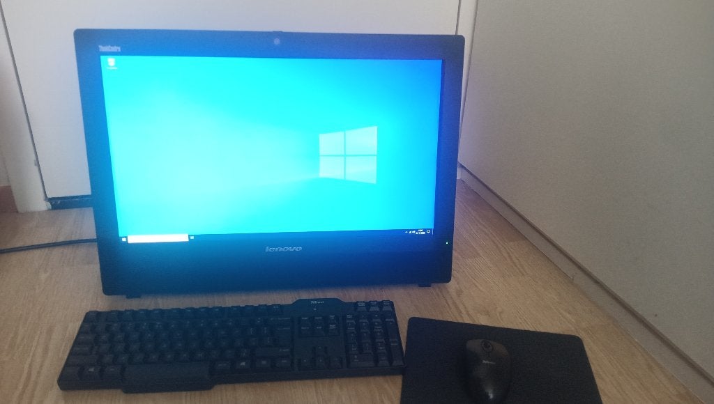 Lenovo thinkcentre M83z all-in-one pc i5 4460s 8GB, Ophalen, HDD, 2 tot 3 Ghz, Met monitor