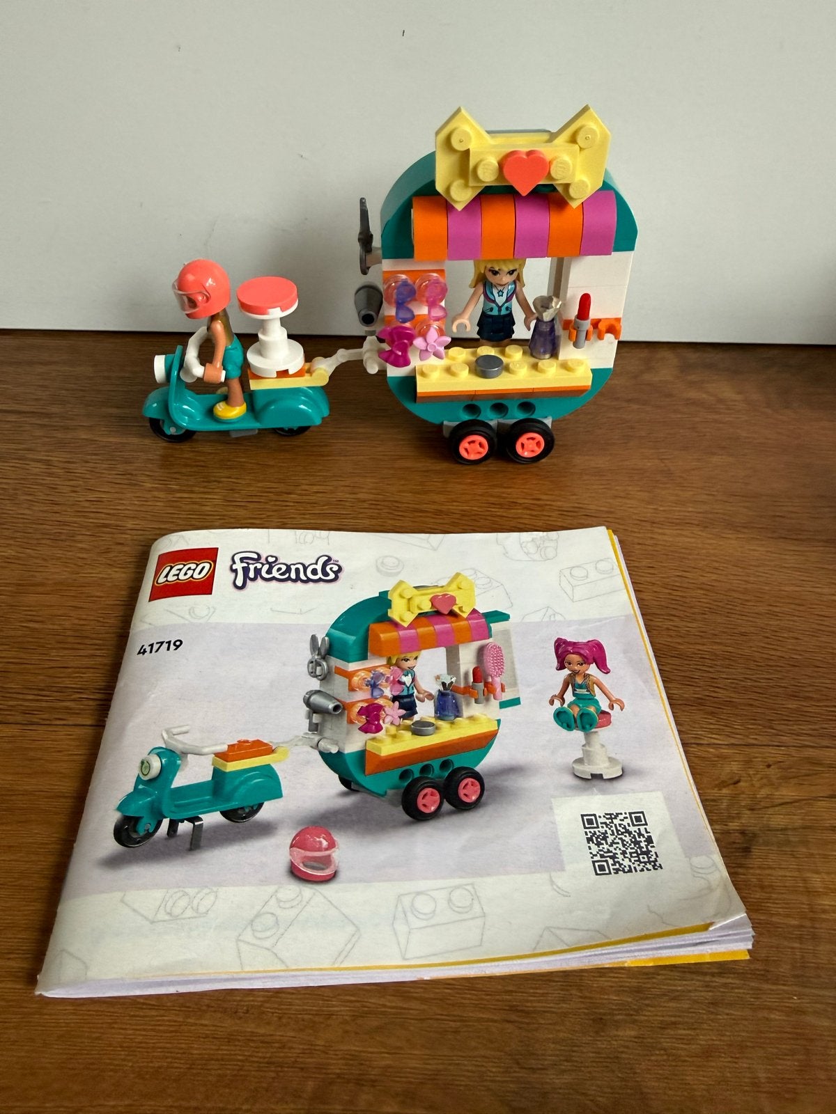 Lego Friends 41719 Mobiele Modeboetiek met Scooter, Lego, Friends, Ophalen of Verzenden, Zo goed als nieuw