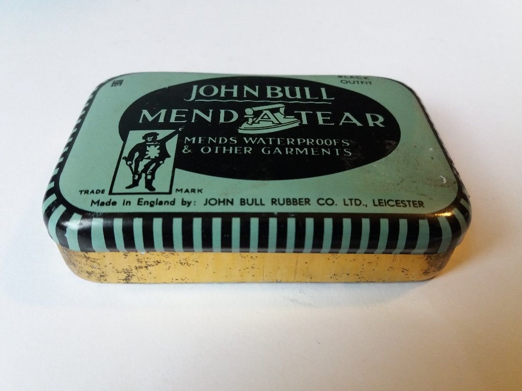 vintage john bull ""mend a tear"" blik, Verzenden, Gebruikt, Overige