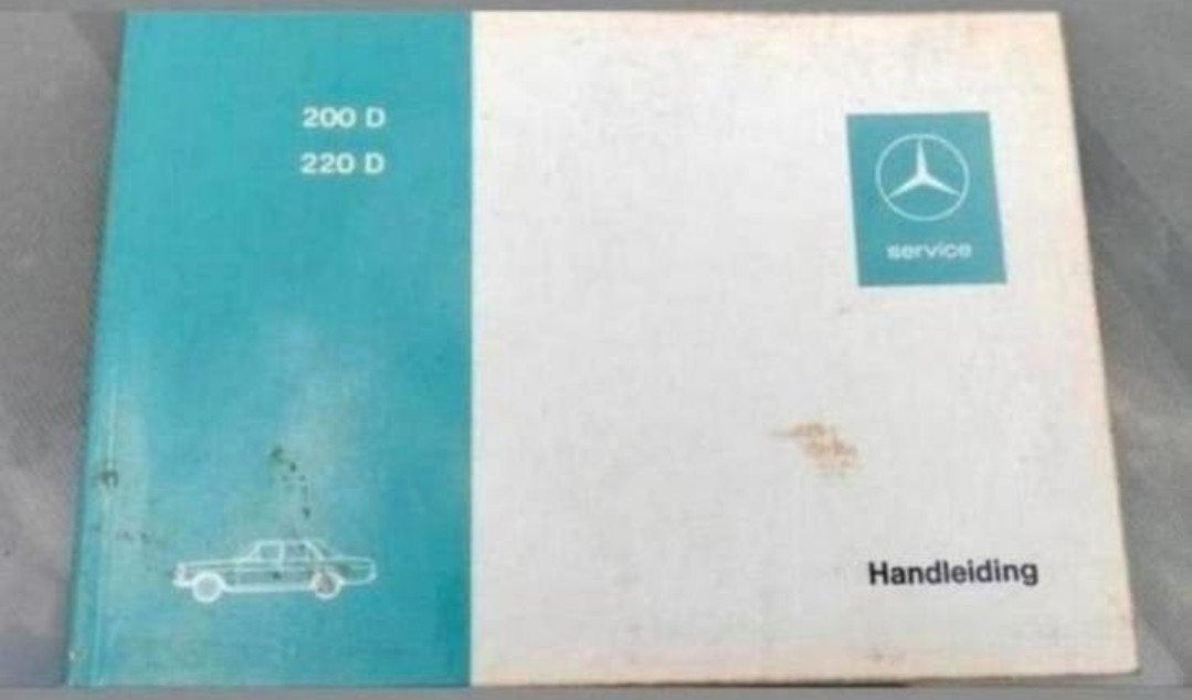 MERCEDES BENZ W 114 Handleiding 200d. / 240 d, Ophalen of Verzenden