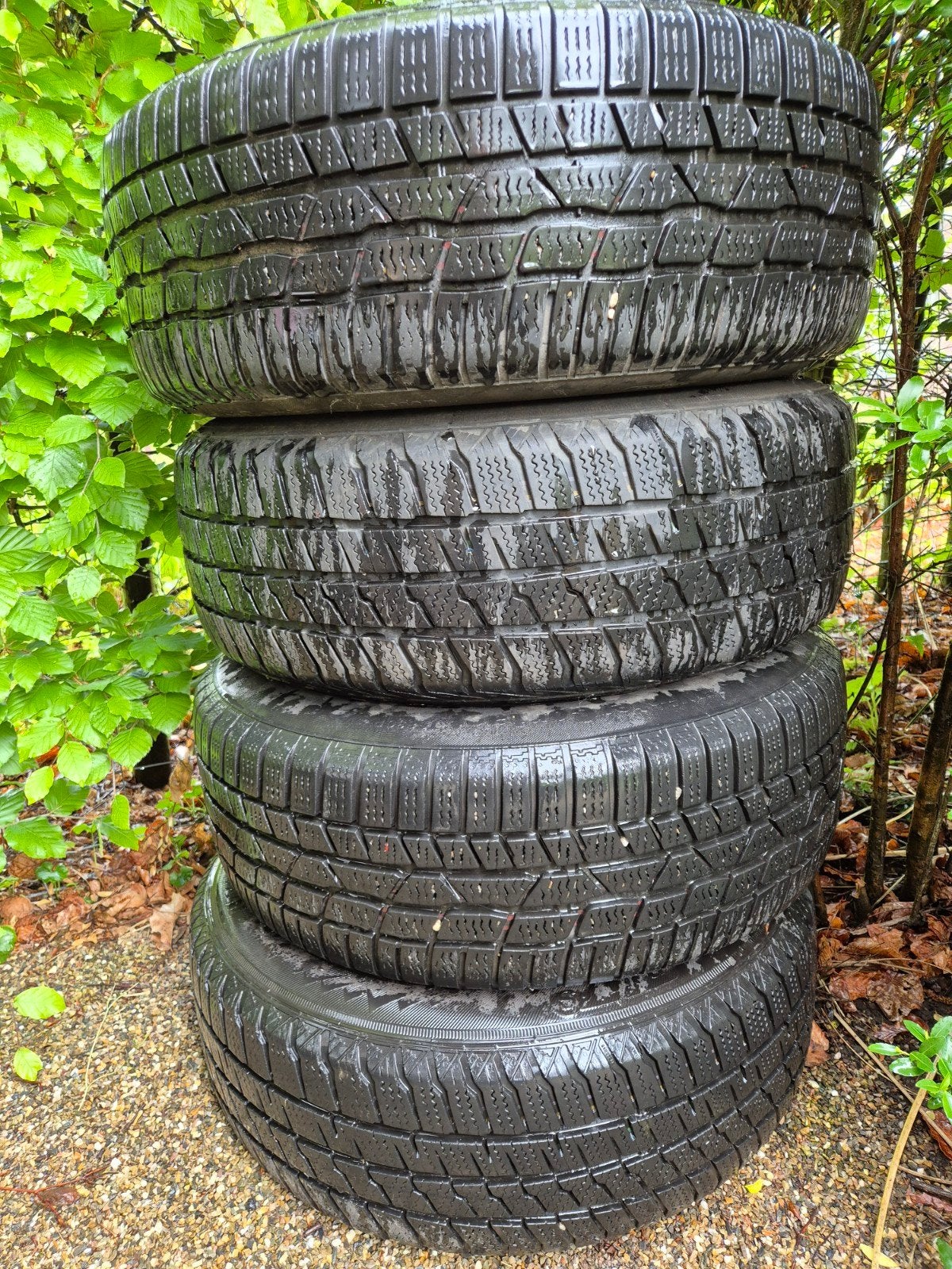 ContiWinterContact Winterbanden met Velgen 205/60 R16, Gebruikt, 16 inch, Banden en Velgen, Personenwagen