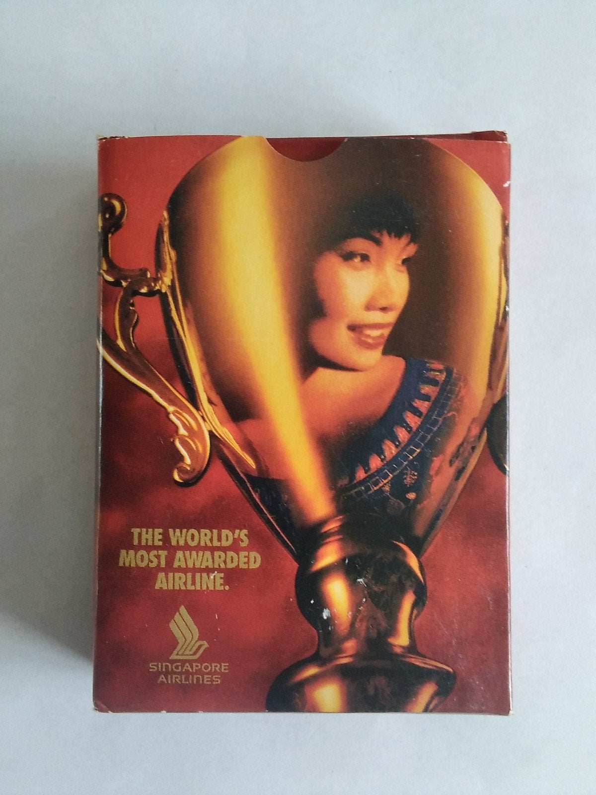 Speelkaarten Singapore Airlines, Verzamelen, Verzenden, Zo goed als nieuw, Speelkaart(en)