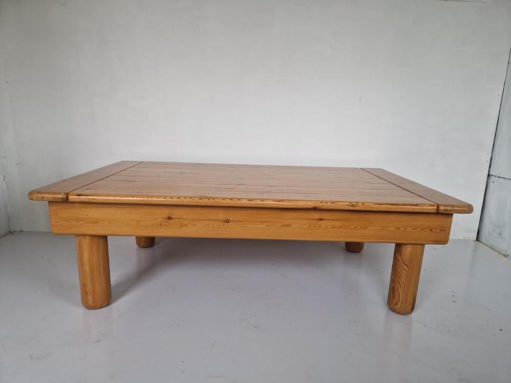 Japandi stijl vintage zweedse grenen salon tafel., Antiek en Kunst, Antiek | Meubels | Tafels, Ophalen