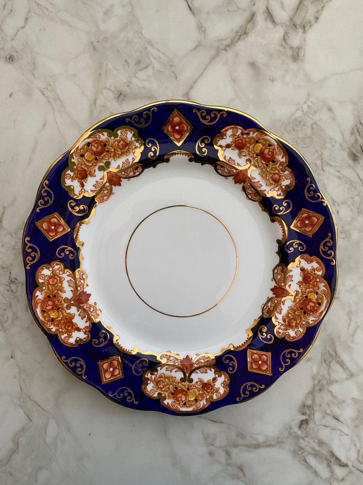 Royal Albert Heirloom 4 ontbijtborden in zeer goede staat!, Antiek en Kunst, Ophalen