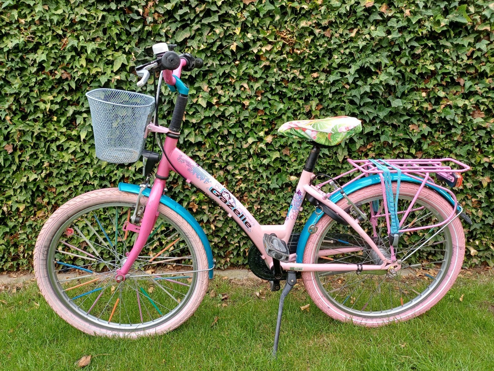 Leuke Gazelle Spring meisjesfiets 22 inch, Ophalen, Terugtraprem, 22 inch, Gebruikt