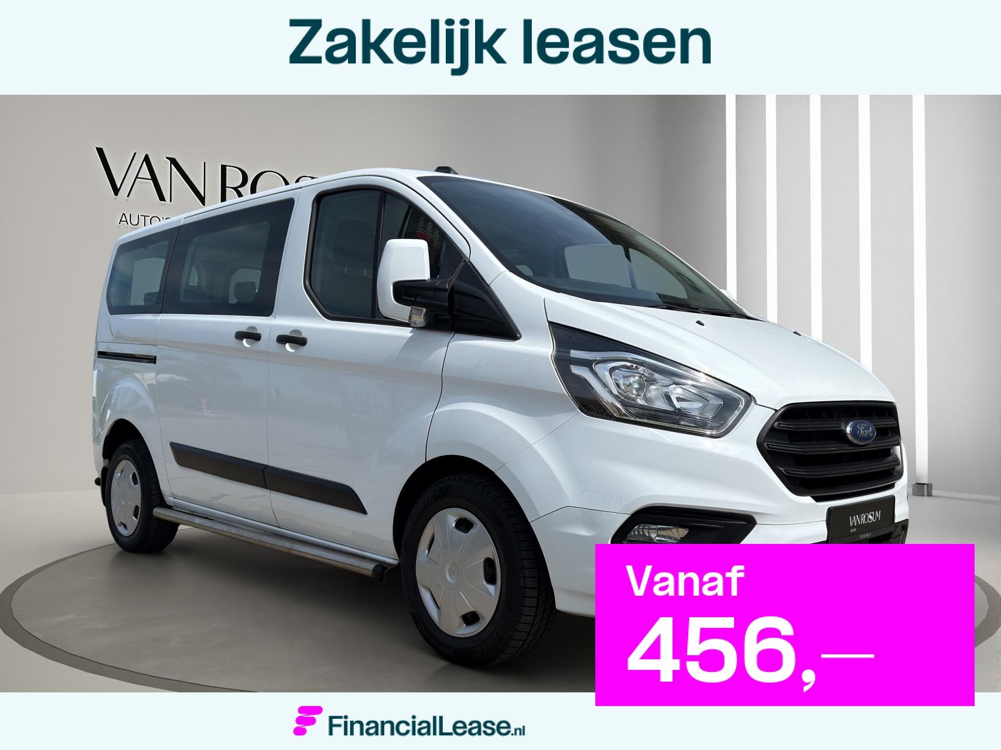 Ford Transit Custom 320 1.0 EcoBoost L1H1 PHEV Trend 9 Perso, Gebruikt, Euro 6, Wit, Bedrijf