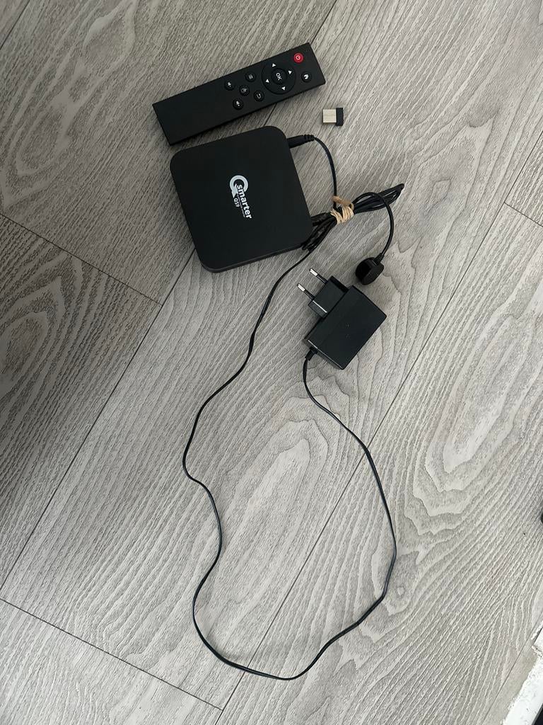 Smarter QS9 Android TV Box met afstandsbediening, Audio, Tv en Foto, Mediaspelers, Gebruikt, Zonder harde schijf, HDMI, Ophalen