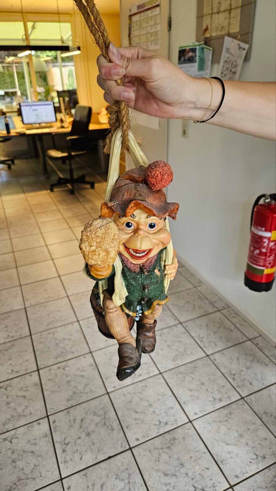 Efteling Laaf Collectie Hangornament Lemmer, Verzamelen, Efteling, Ophalen of Verzenden, Zo goed als nieuw, Beeldje of Poppetje