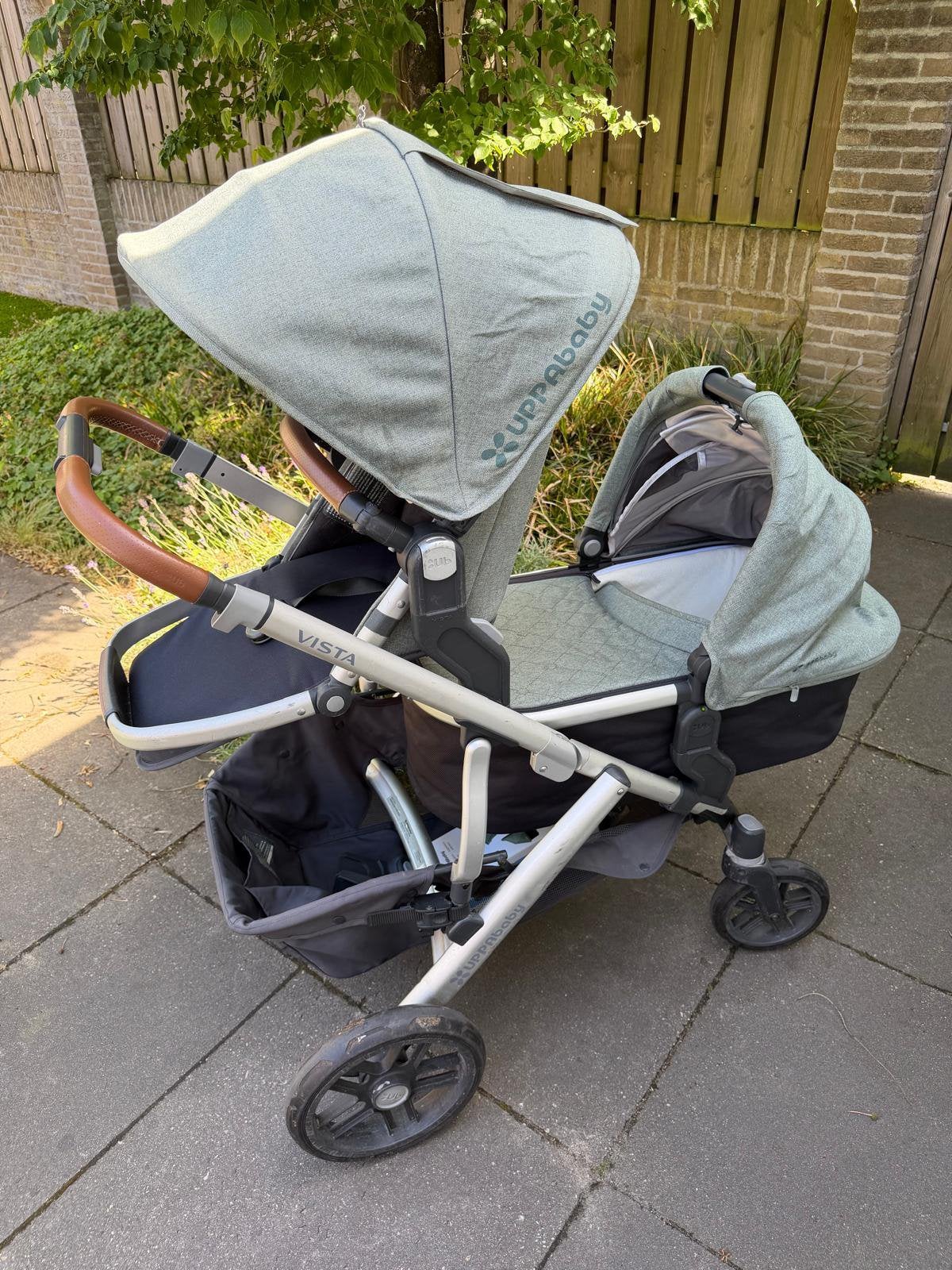 Uppababy Vista V1 duo Kinderwagen met veel accessoires, Ophalen, Zo goed als nieuw, Overige merken
