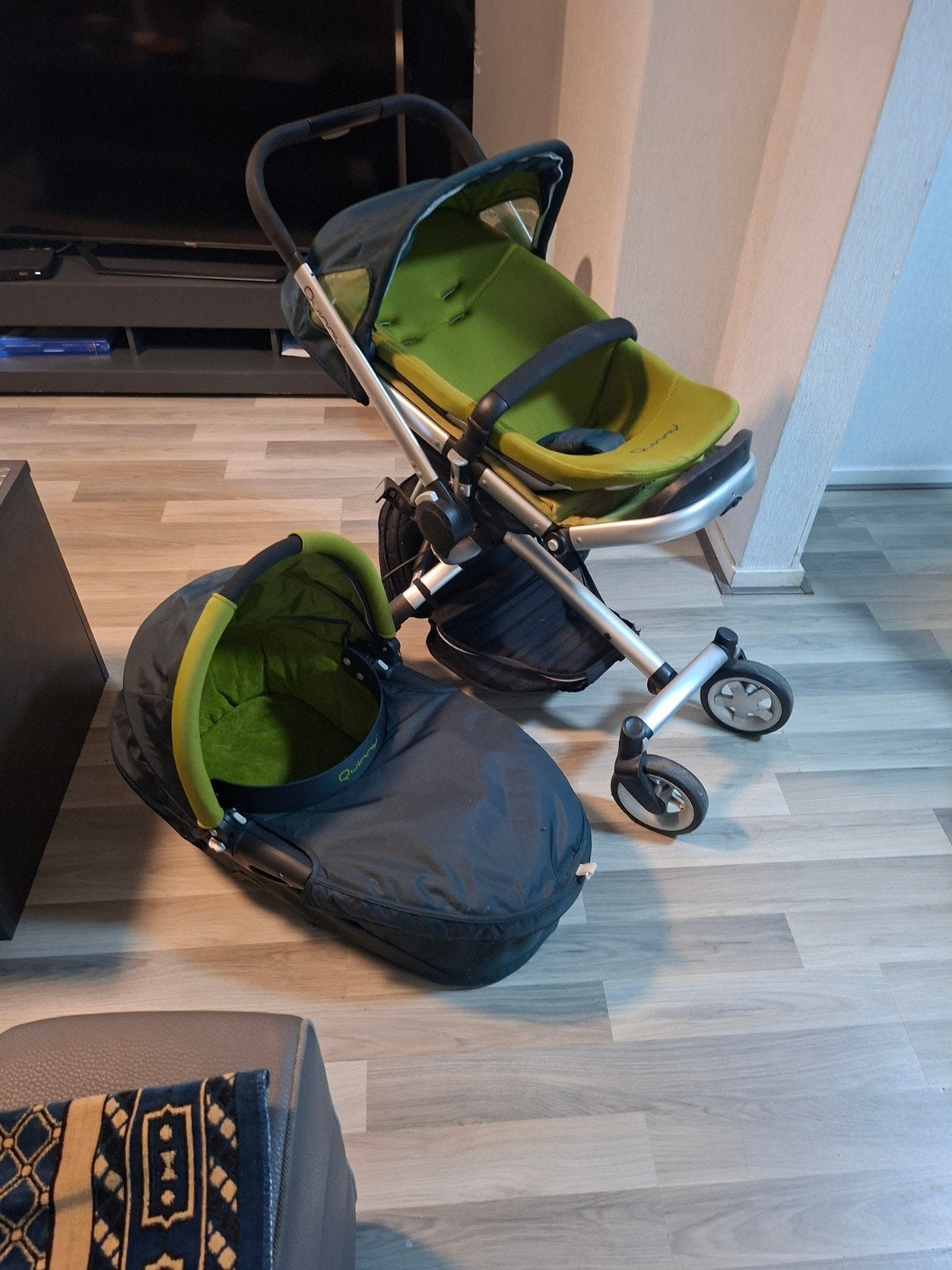 Quinny Zapp Xtra 2 Combiwagen met Reiswieg, Kinderen en Baby's, Kinderwagens en Combinaties, Gebruikt, Combiwagen, Met reiswieg