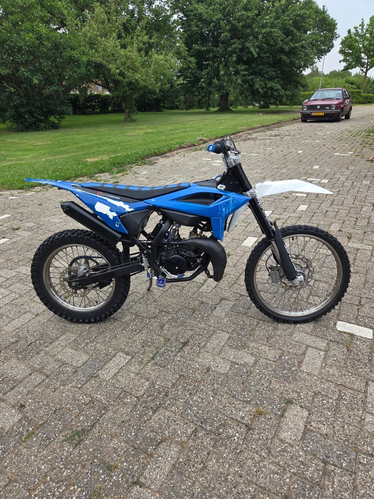 Crossbrommer 85cc (beta frame), Fietsen en Brommers, Brommers | Crossbrommers, 5 versnellingen, Ophalen, Overige merken, 85 cc