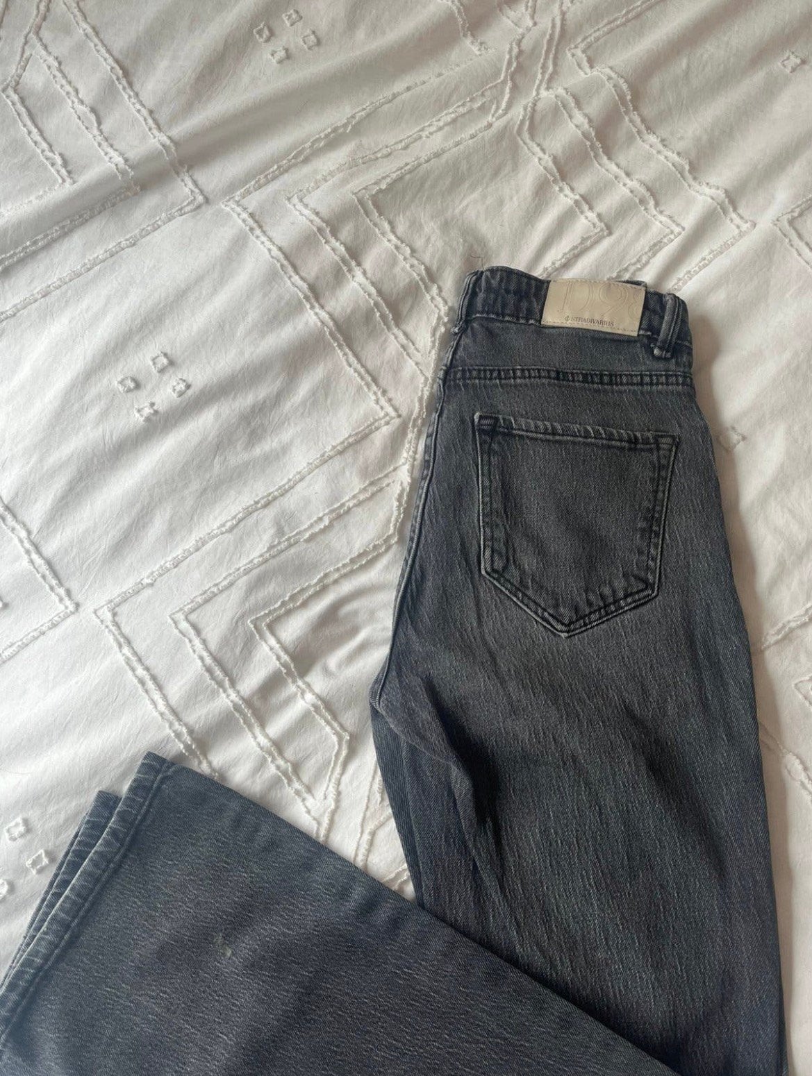 Stradivarius jeans, Ophalen of Verzenden, Gedragen, Zwart, W33 - W34 (confectie 48/50)