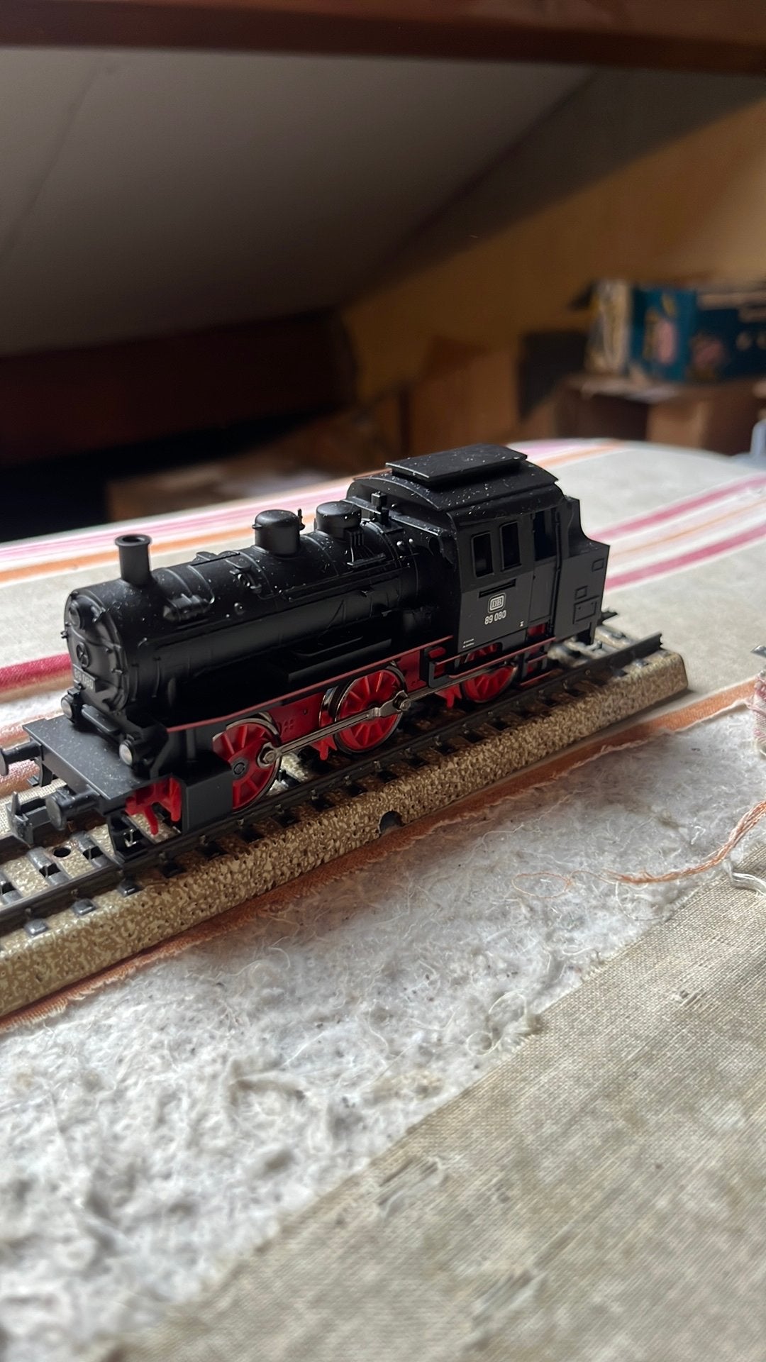 Te koop stoomloc uit startset van marklin, Wisselstroom, Locomotief, Ophalen of Verzenden, Zo goed als nieuw