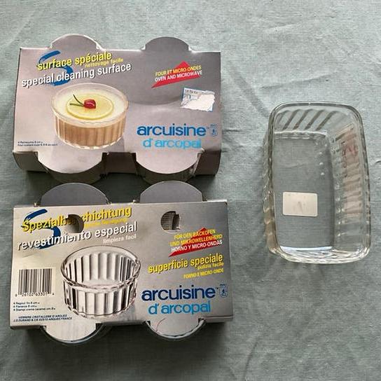 Arcuisine d'Arcopal Ovenschaaltjes Desertschaaltjes -vintage, Ophalen, Nieuw, Overige merken, Glas