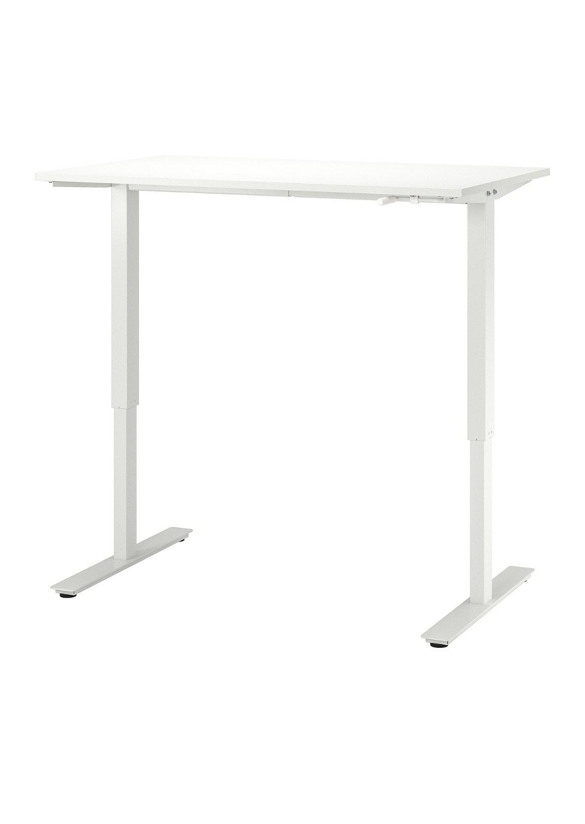Ikea bureau “TROTTEN”, Ophalen, Zit-sta bureau, Spaanplaat of MDF, Zo goed als nieuw