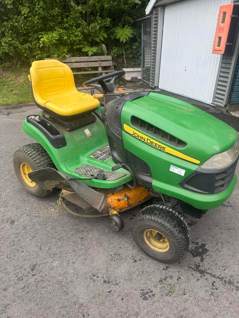 John Deere Zitmaaier - Krachtige Benzine Grasmaaier, Ophalen, Cirkelmaaier, Gebruikt, Benzine-grasmaaier