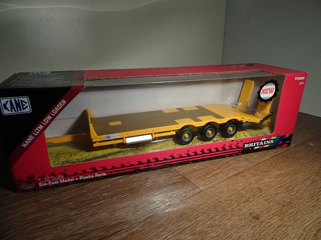 Te koop Britains Kane LLT Dieplader Geel., Ophalen of Verzenden, Nieuw, Tractor of Landbouw, Britains