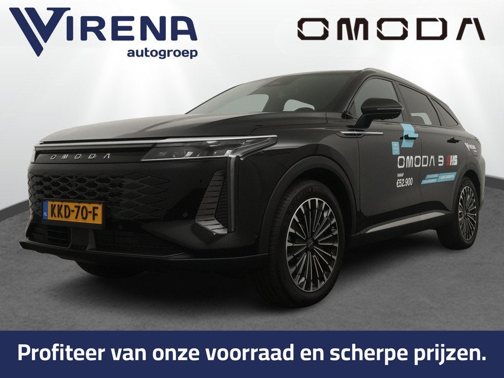Omoda 9 1.5T-GDi SHS-P Premium - DEMO - Panoramadak - 140km, Auto's, Overige Auto's, Automaat, 12 maanden, 4 cilinders, Zwart