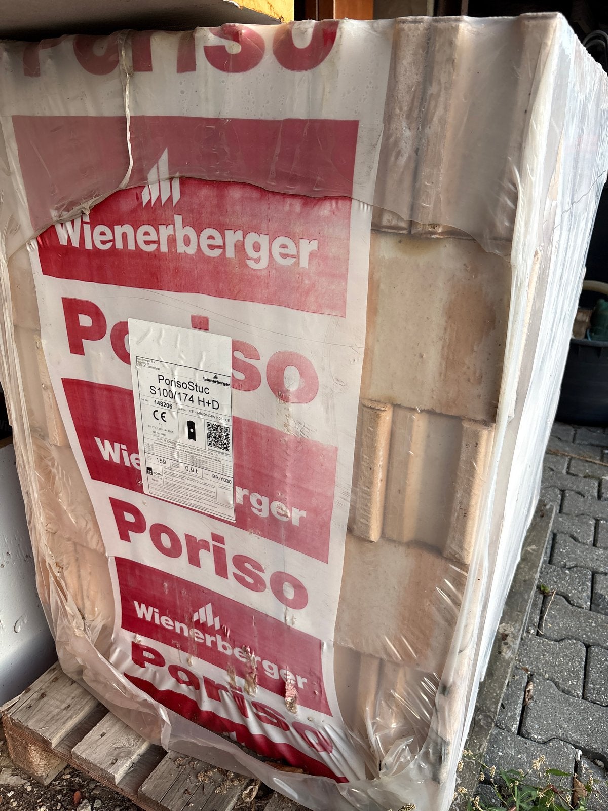 Wienerberger PorisoStuc S100/174 H+D Bakstenen, Ophalen of Verzenden, Nieuw, Bakstenen
