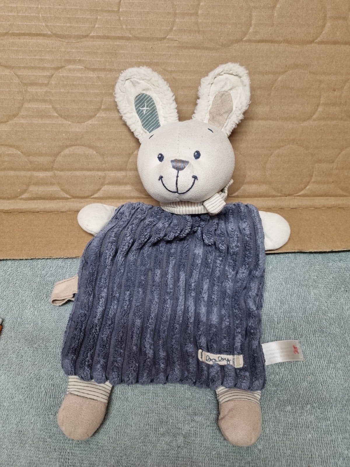 nicotoy knuffel doekje konijn nr 1, Ophalen of Verzenden, Konijn