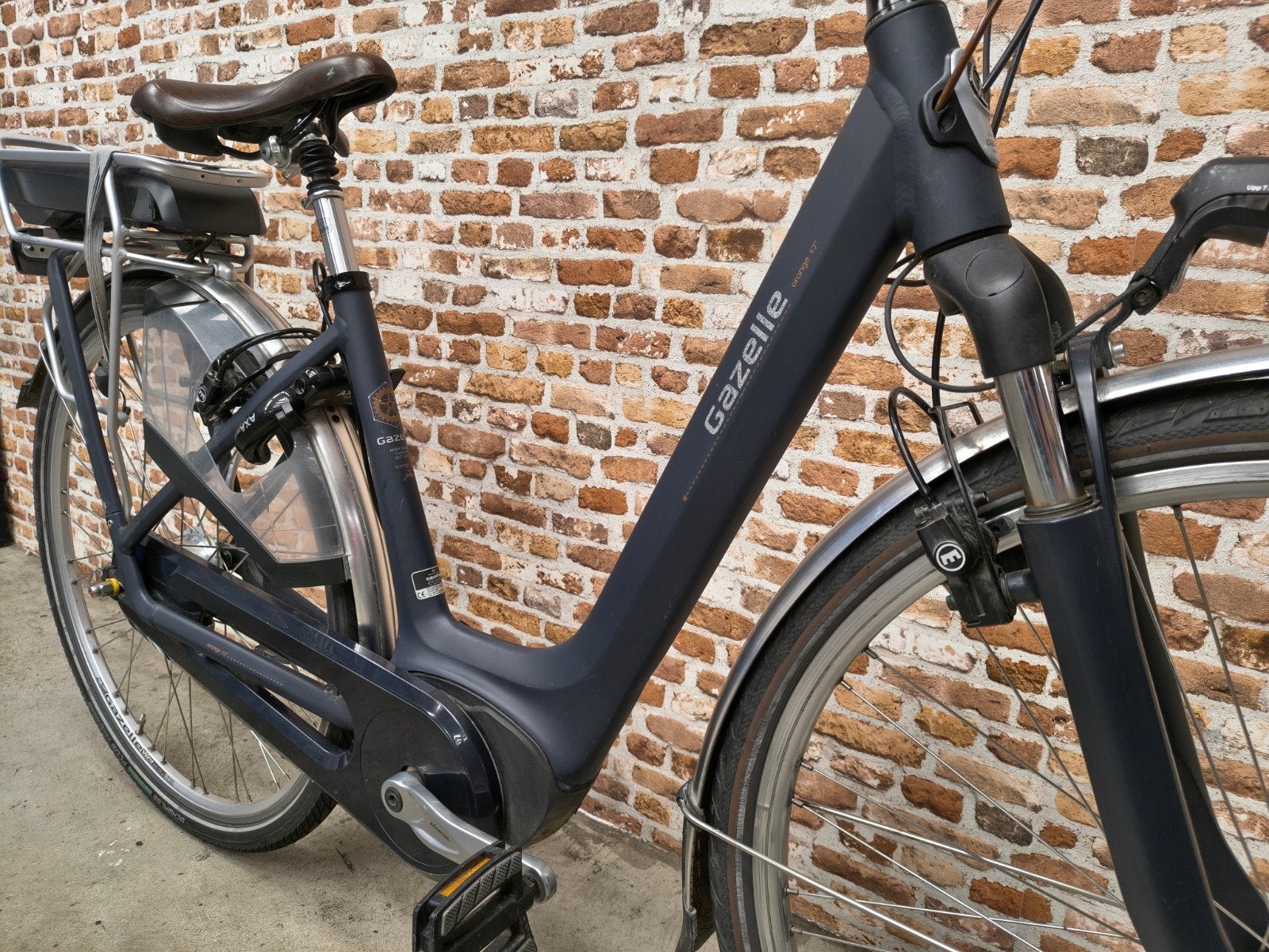 Gazelle Orange C7 | Bosch Middenmotor | Lage instap | 46 cm!, Gebruikt, Gazelle, Ophalen of Verzenden, Minder dan 47 cm