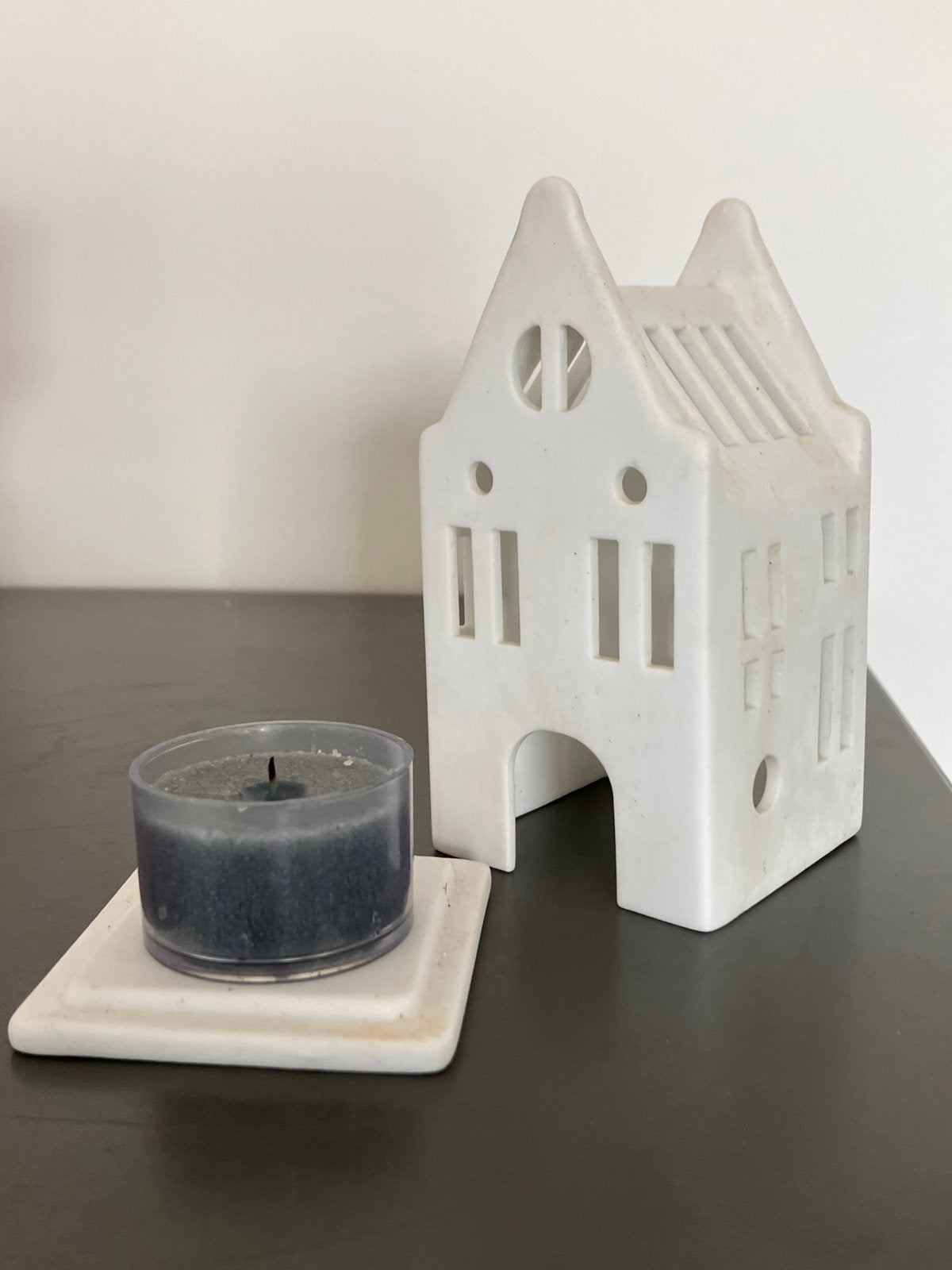 RÄDER waxinelicht huisje, Ophalen of Verzenden, Zo goed als nieuw, Wit
