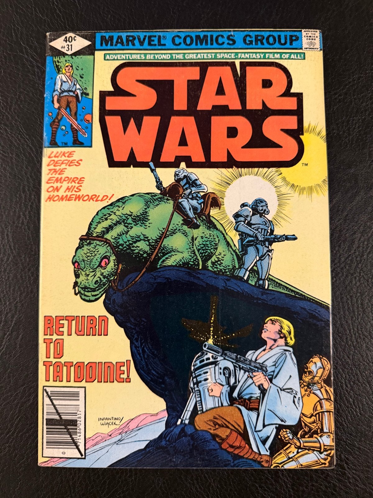 Star Wars Comic #31 1e Druk 1980 VF Marvel, Ophalen of Verzenden, Zo goed als nieuw, Boek of Poster