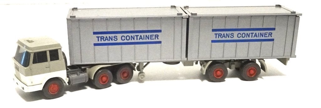 Wiking Hanomag Henschel LKW Trans Container, Ophalen of Verzenden, Zo goed als nieuw, Bus of Vrachtwagen, Wiking