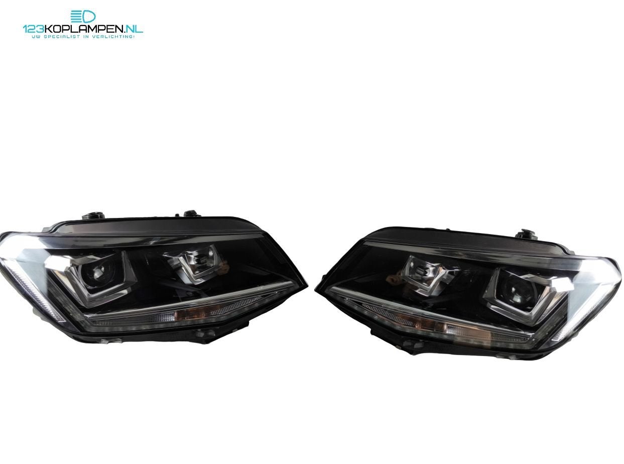 VW Volkswagen Caddy 2k1 Xenon LED koplamp koplampen links re, Gebruikt, -, -, Verzenden