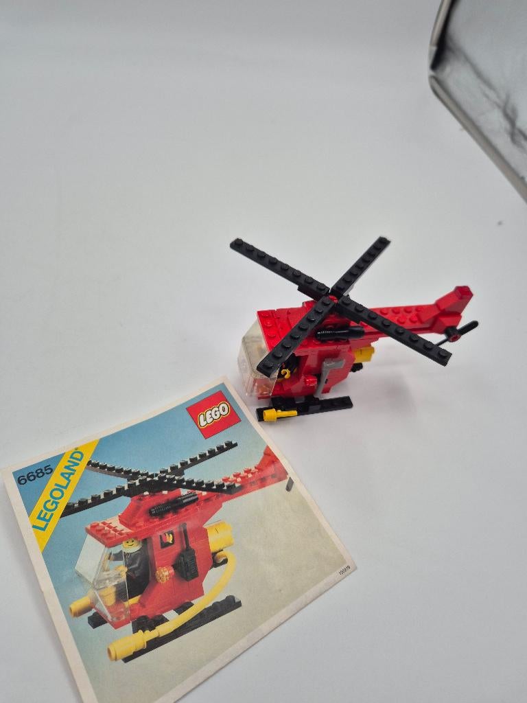 lego brandweer helikopter, Ophalen of Verzenden, Gebruikt, Lego