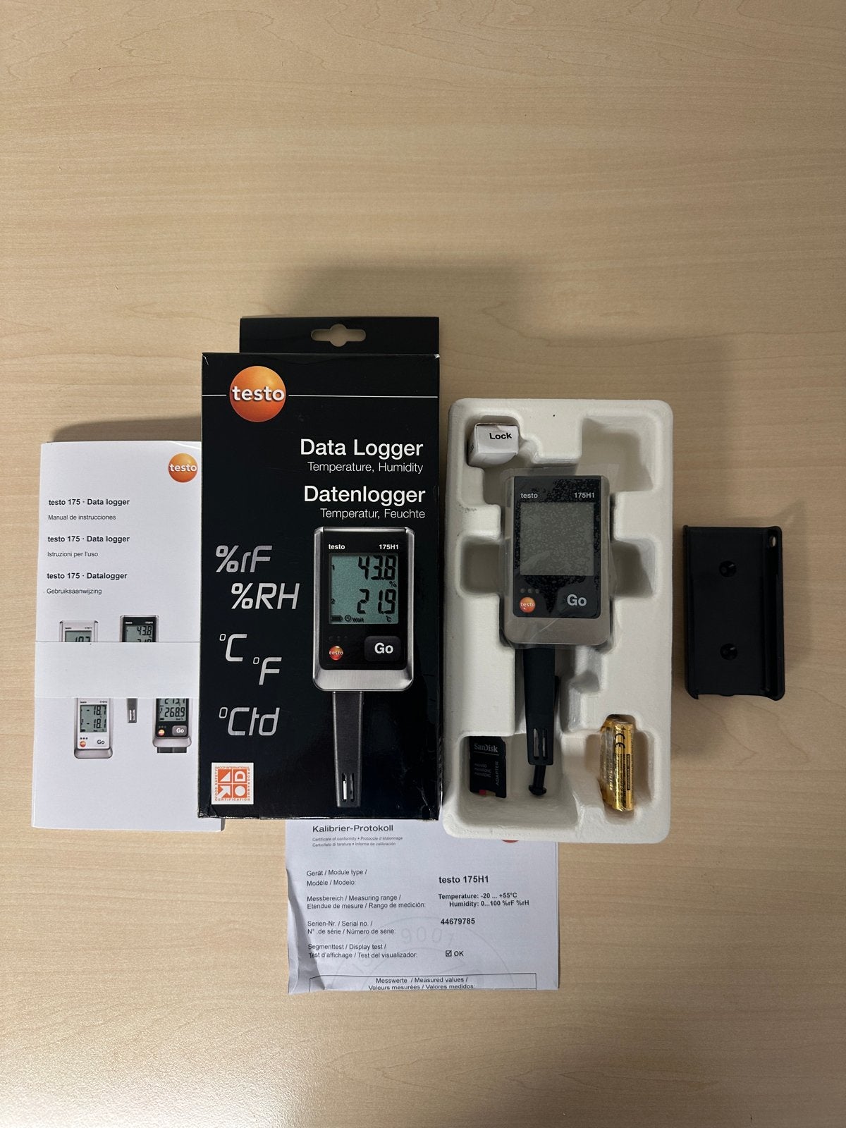 Testo 175H1 Datalogger voor temperatuur en vochtigheid New, Ophalen, Nieuw, Temperatuur